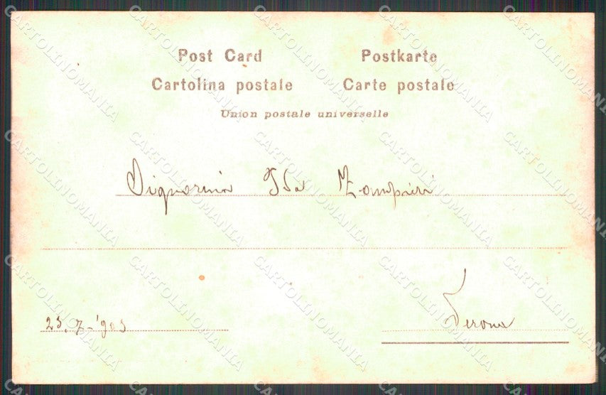 Militari Fanteria Baracche del Vivandiere Alterocca 1563 cartolina MT8934 – retro