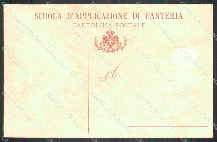 Militari Scuola Applicazione Fanteria ABRASA cartolina MT8935 – retro