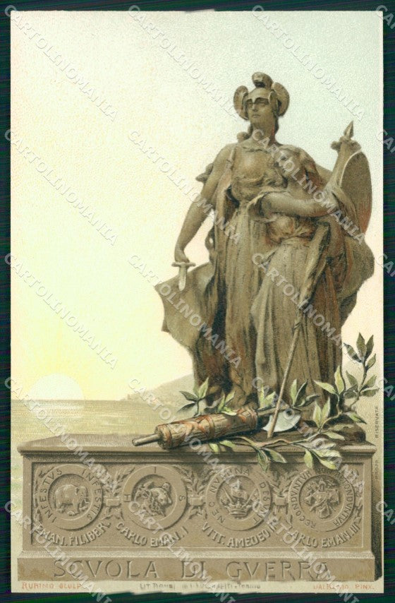 Militari Scuola di Guerra cartolina MT8954 – fronte