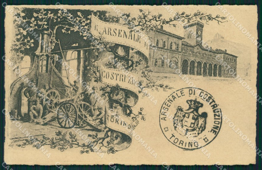 Militari Regio Arsenale di Costruzione Torino cartolina MT8964 – fronte