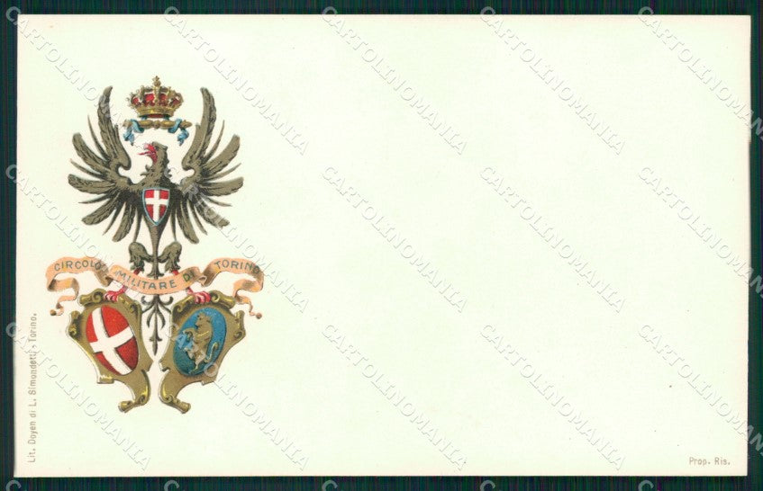 Militari Circolo Militare di Torino cartolina MT8967 – fronte