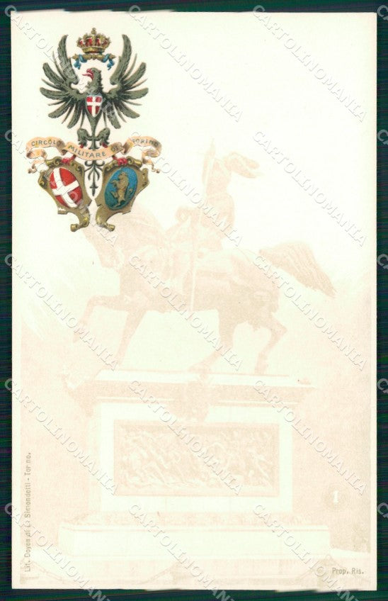 Militari Circolo Militare Torino cartolina MT8977 – fronte