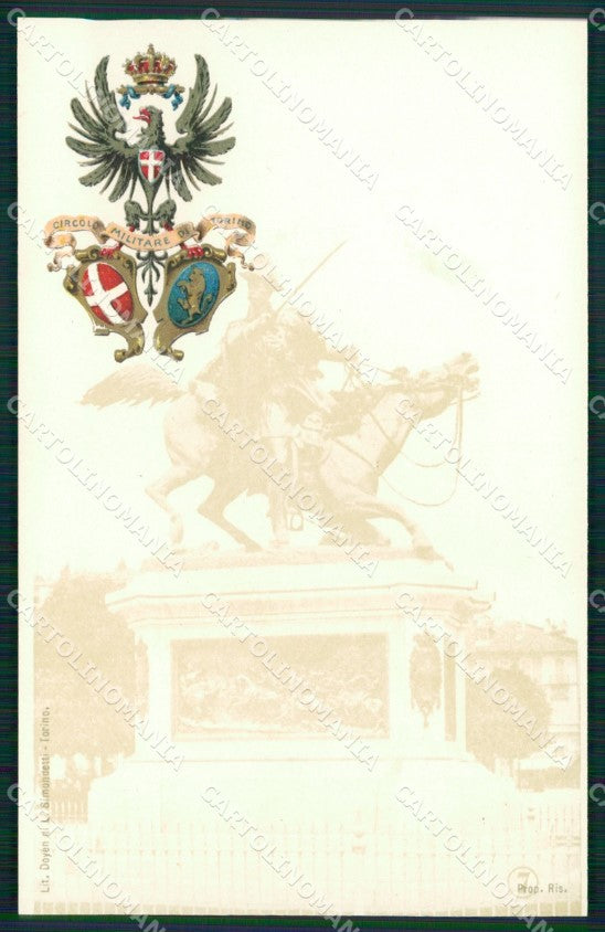 Militari Circolo Militare Torino cartolina MT8981 – fronte