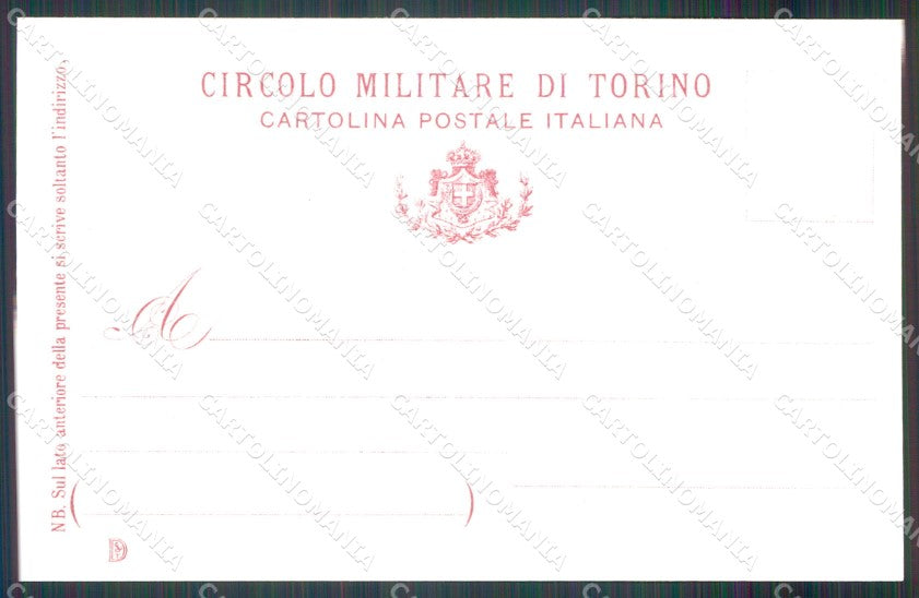 Militari Circolo Militare Torino cartolina MT8981 – retro