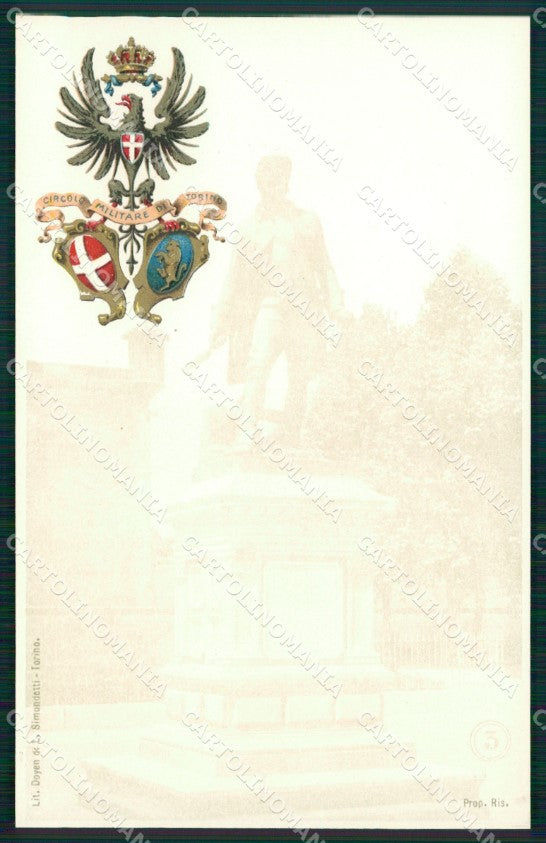 Militari Circolo Militare Torino cartolina MT8985 – fronte
