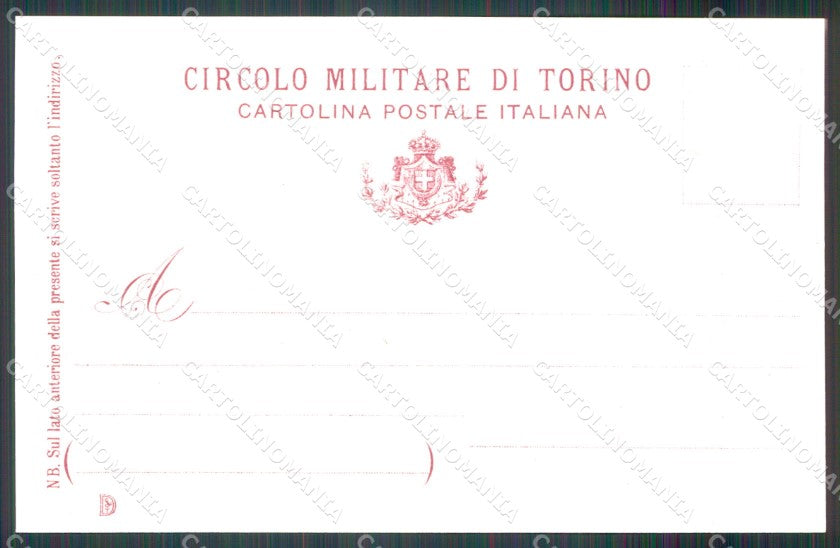 Militari Circolo Militare Torino cartolina MT8985 – retro