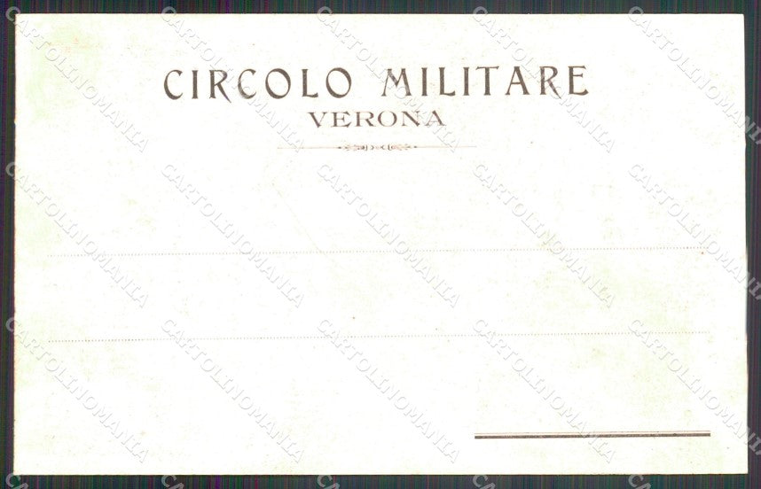 Militari Circolo Militare Verona cartolina MT8990 – retro