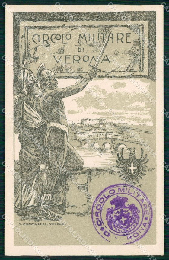 Militari Circolo Militare Verona cartolina MT8991 – fronte