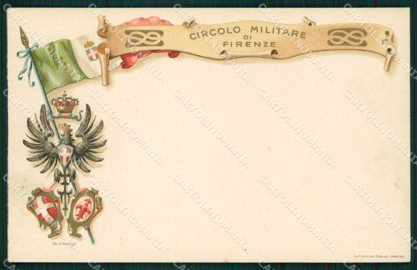 Militari Circolo Militare Firenze cartolina MT8992 – fronte