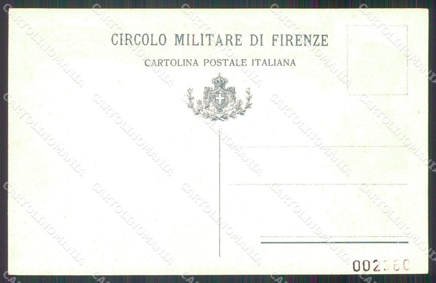 Militari Circolo Militare Firenze cartolina MT8992 – retro