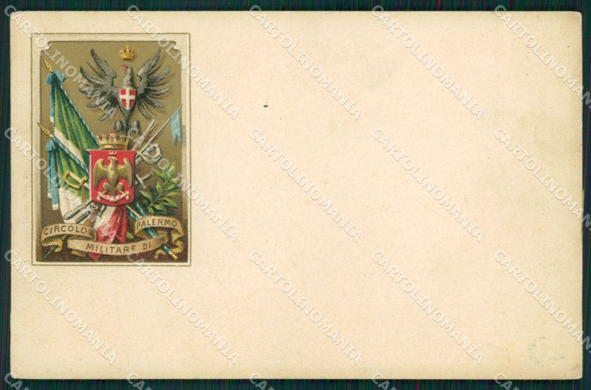 Militari Circolo Militare Palermo cartolina MT8993 – fronte