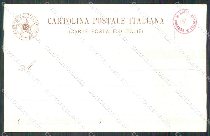Militari 73 Distretto Militare Varese Cacciatori delle Alpi cartolina MT9023 – retro
