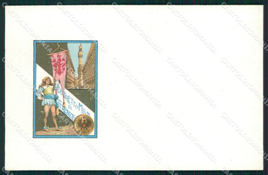 Militari Distretto Militare Firenze cartolina MT9025 – fronte