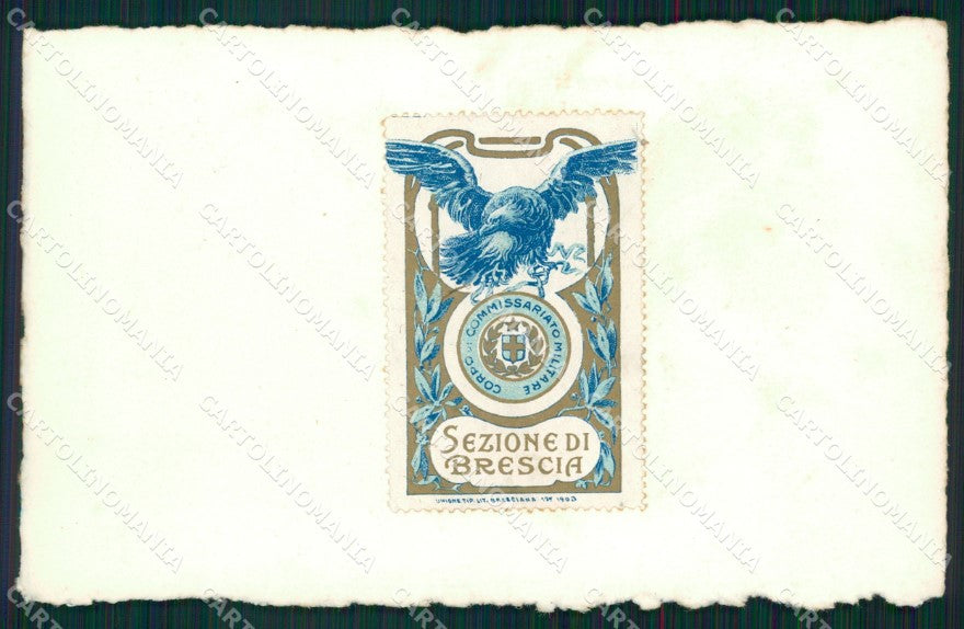 Militari Corpo Commissariato Militare Sezione di Brescia cartolina MT9056 – fronte