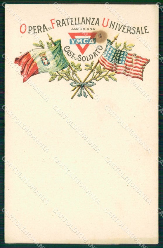 Militari Missione Americana Case del Soldato MACCHIA cartolina MT9063 – fronte