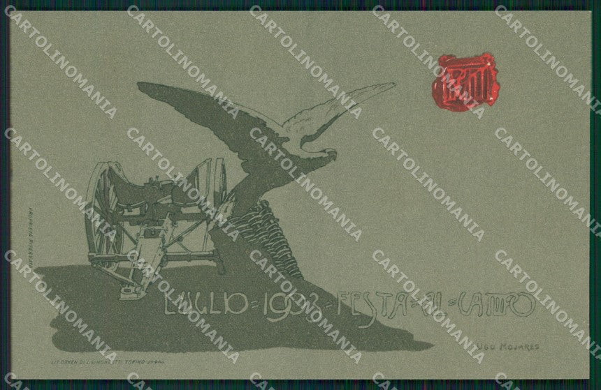Militari Reggimentale Festa al Campo Artiglieria ? cartolina MT9069 – fronte