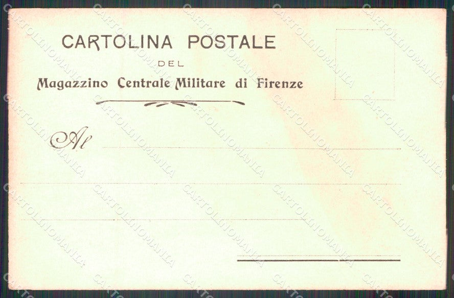 Militari Magazzino Centrale Militare Firenze cartolina MT9106 – retro