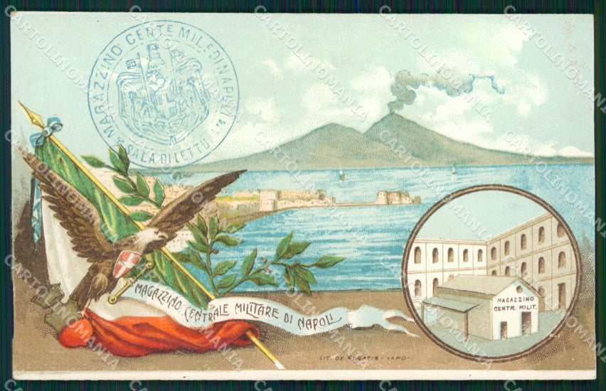 Militari Magazzino Centrale Militare Napoli cartolina MT9107 – fronte
