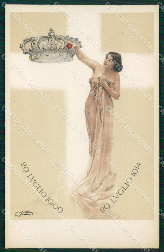 Savoia Commemorativa Umberto I cartolina MT9122 – fronte