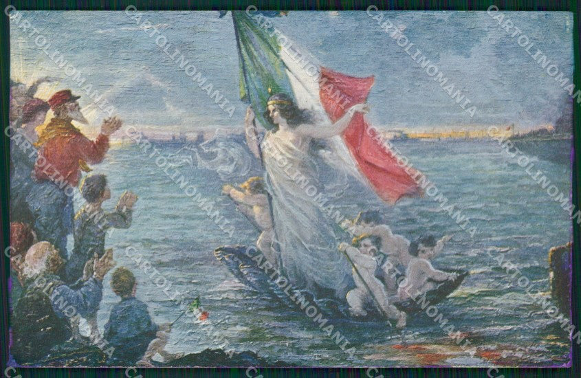 Propaganda Sidolo Grande Italia Garibaldi cartolina MT9123 – fronte
