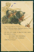 Militari WWI Prestito Nazionale Mazza ABRASA cartolina MT9167 – fronte