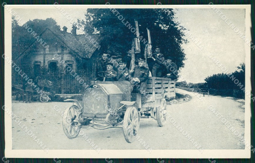 Militari Marina Militare Mitragliatrici Antiaeree cartolina MT9185 – fronte
