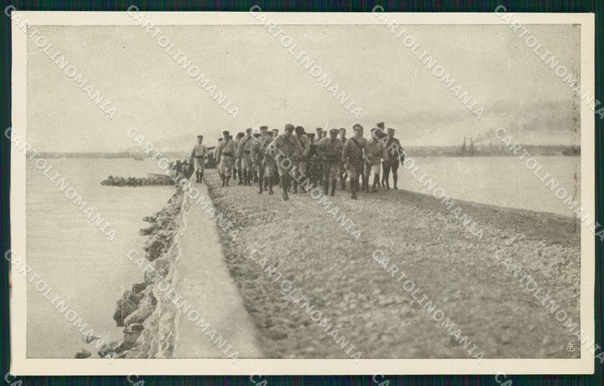 Militari Marina Militare Artiglieria da Sbarco cartolina MT9187 – fronte