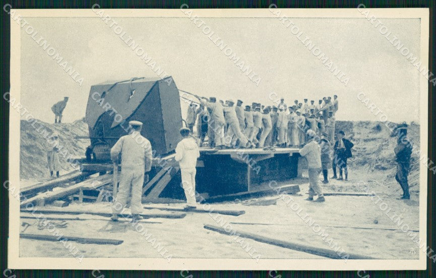 Militari Marina Militare Artiglieria al Fronte cartolina MT9195 – fronte