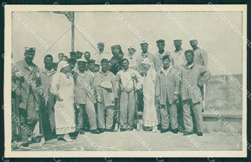 Militari Marina Militare Red Cross Nurse Croce Rossa cartolina MT9196 – fronte