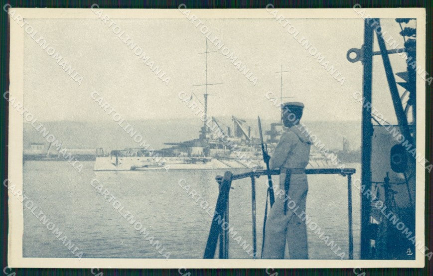 Militari Marina Militare Nave Libia Pireo cartolina MT9201 – fronte