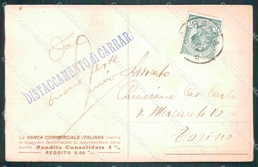 Militari WWI Prestito ABRASA cartolina MT9215 – retro