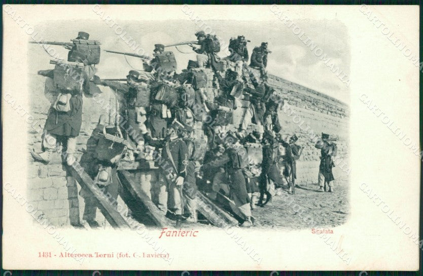 Militari Fanteria Alterocca 1431 cartolina MT9256 – fronte