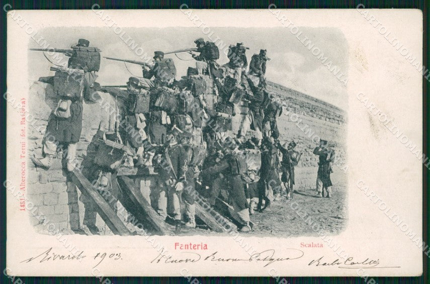 Militari Fanteria Alterocca 1431 cartolina MT9260 – fronte