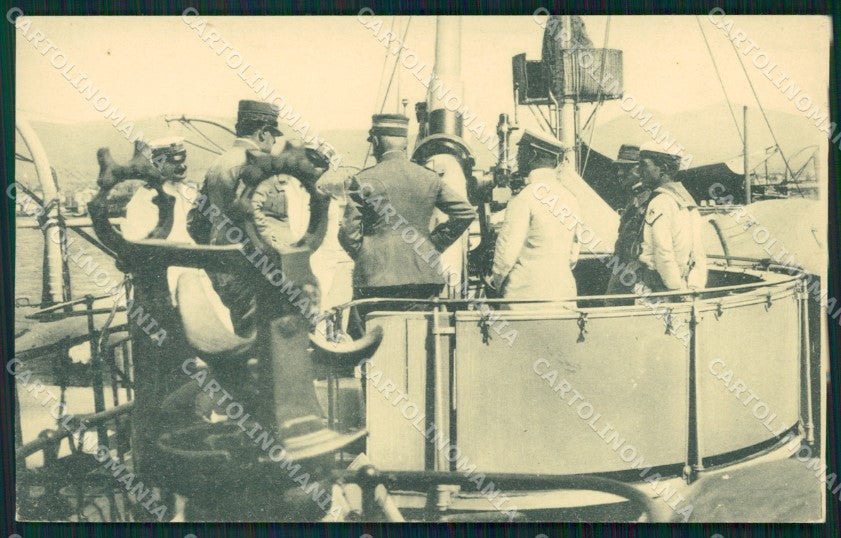 Militari Marina Militare Salonicco Regia Nave Piemonte PIEGHINA cartolina MT9263 – fronte