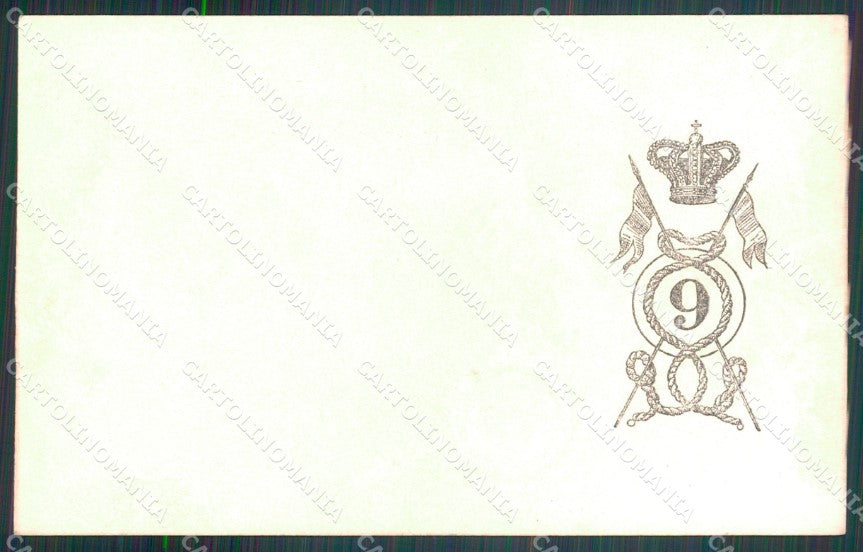 Militari 9 Reggimento Cavalleria Lancieri di Firenze Versa cartolina MT9317 – retro