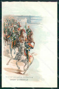 Militari Reggimento Cavalleggeri Piacenza Ussari cartolina MT9330 – fronte