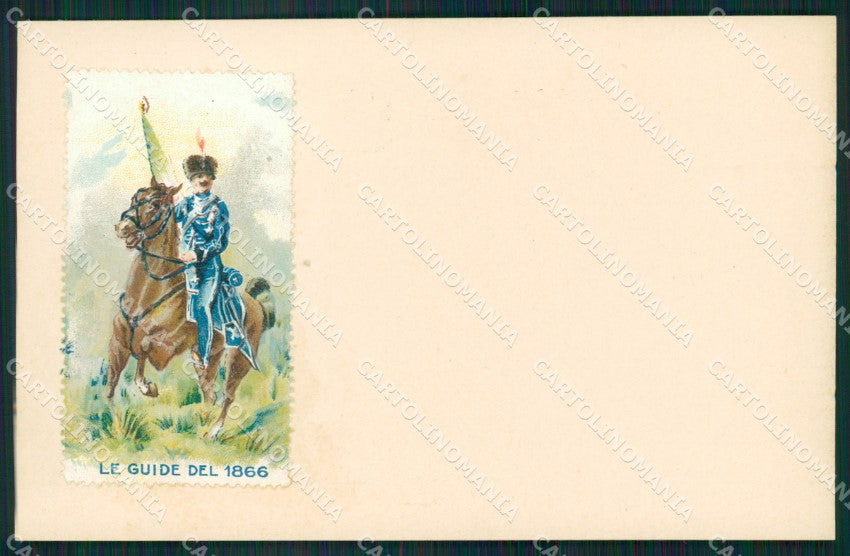 Militari 19 Reggimento Cavalleggeri Guide cartolina MT9331 – fronte
