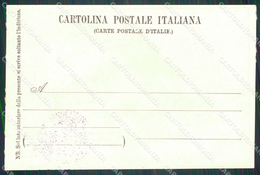 Militari 20 Reggimento Cavalleggeri Guide ANGOLO SCOLLATO cartolina MT9339 – retro