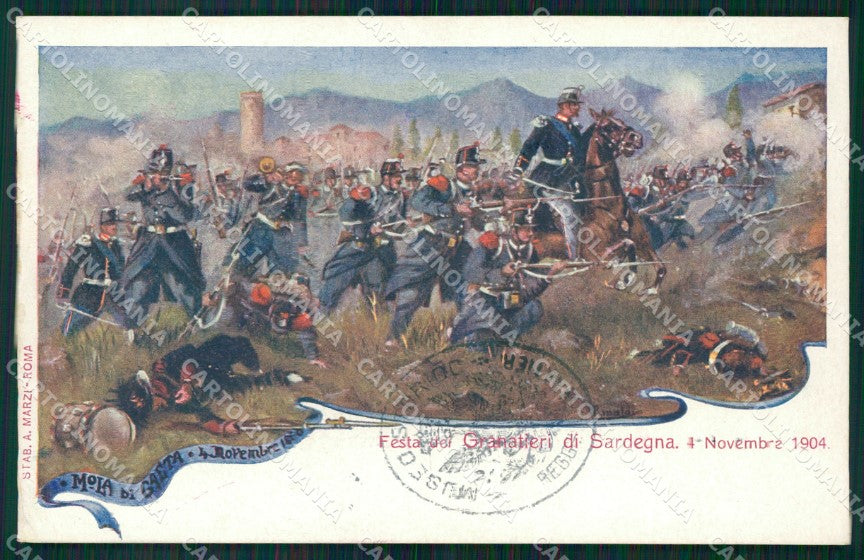 Militari Festa Dei Granatieri di Sardegna Museo Storico cartolina MT9373 – fronte
