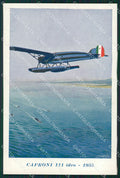 Aviazione Ferrari Caproni 111 Idrovolante 1933 Boeri postcard MT9424 – fronte