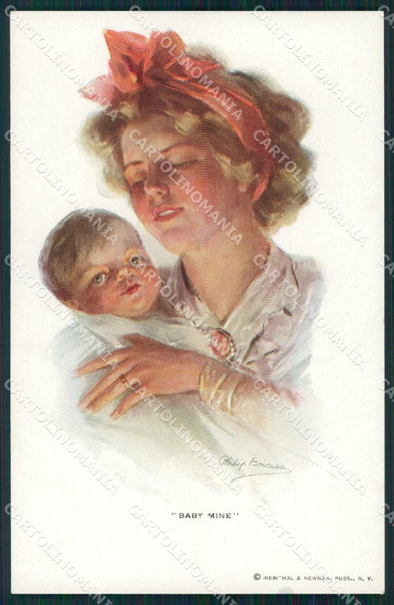 Boileau Philip Lady Baby Mine Reinthal & Newman Serie 299 postcard MT9429 – fronte