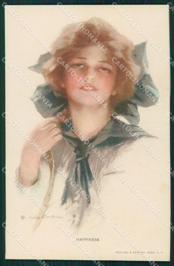 Boileau Philip Happiness Reinthal & Newman Serie 373 Water Color postcard MT9431 – fronte