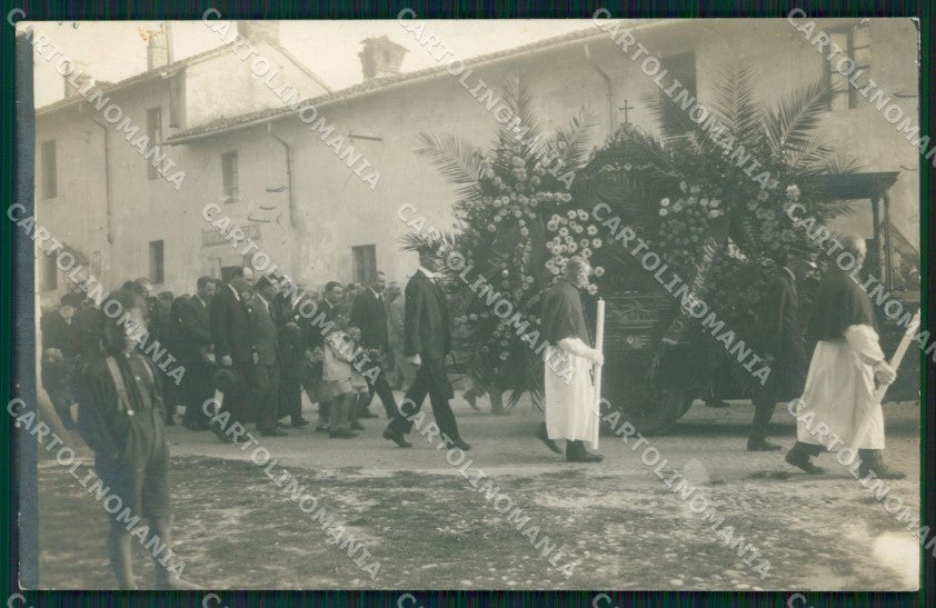 Milano Albairate Carro Funebre Foto cartolina MT9801 – fronte
