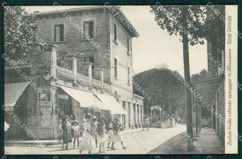 Rimini Riccione Hotel Centrale cartolina MT9810 – fronte