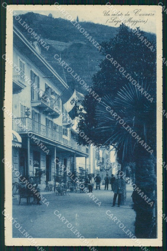 Verbania Cannero Albergo Lago Maggiore cartolina MT9827 – fronte