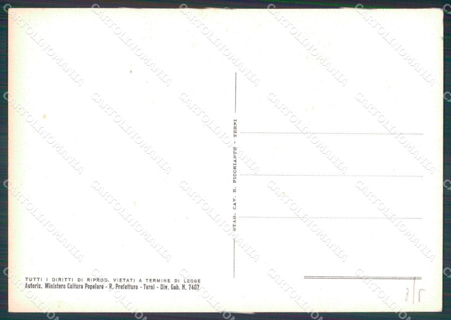 Militari Fascismo Fanteria Mussolini Popolo d'Italia Pochoire cartolina MT9896 – retro
