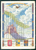 Militari Fascismo VII Reggimento Alpini Viaggiata PIEGHINA cartolina MT9945 – fronte