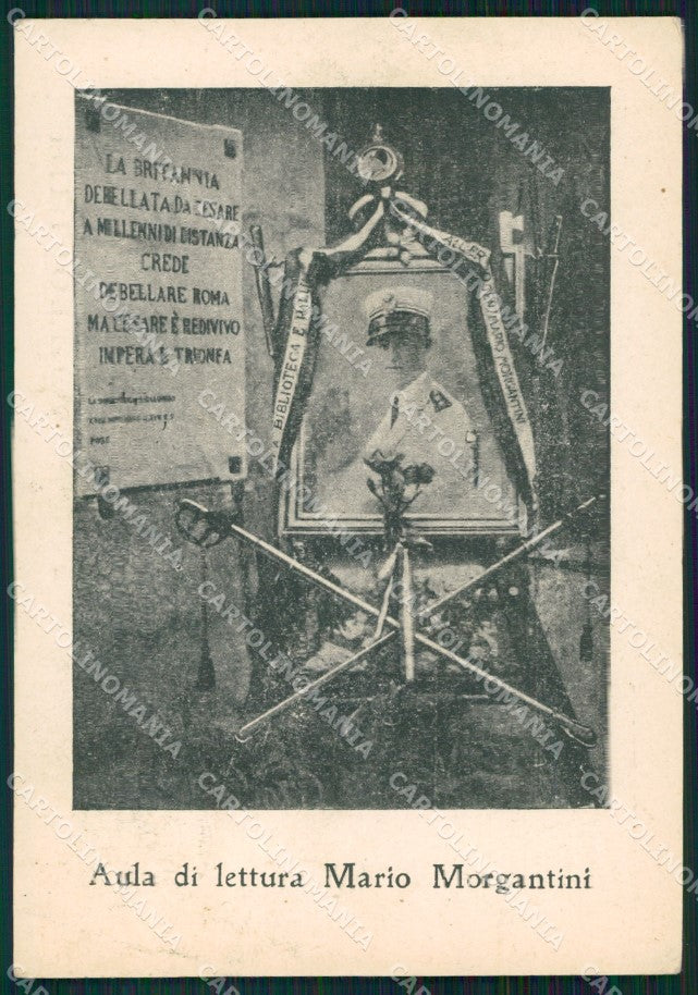 Militari Fascismo Mario Morgantini Chiusi Case Marine Napoli cartolina MT9957 – fronte