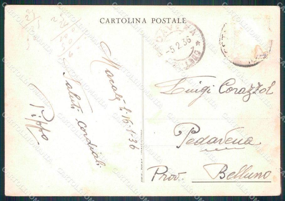 Militari Autogruppo dell'Eritrea cartolina MT9959 – retro