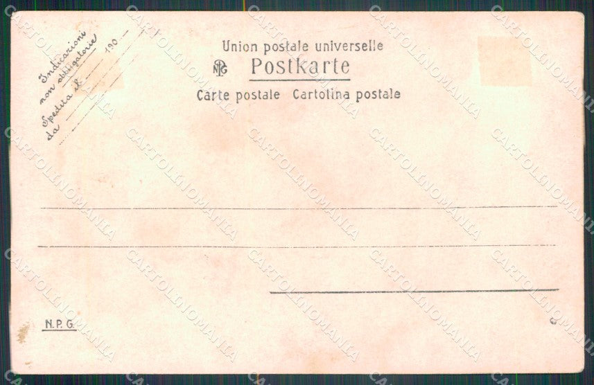 Torino Convitto Umberti I Carnevale Carabinieri Corsica Foto cartolina MT9989 – retro